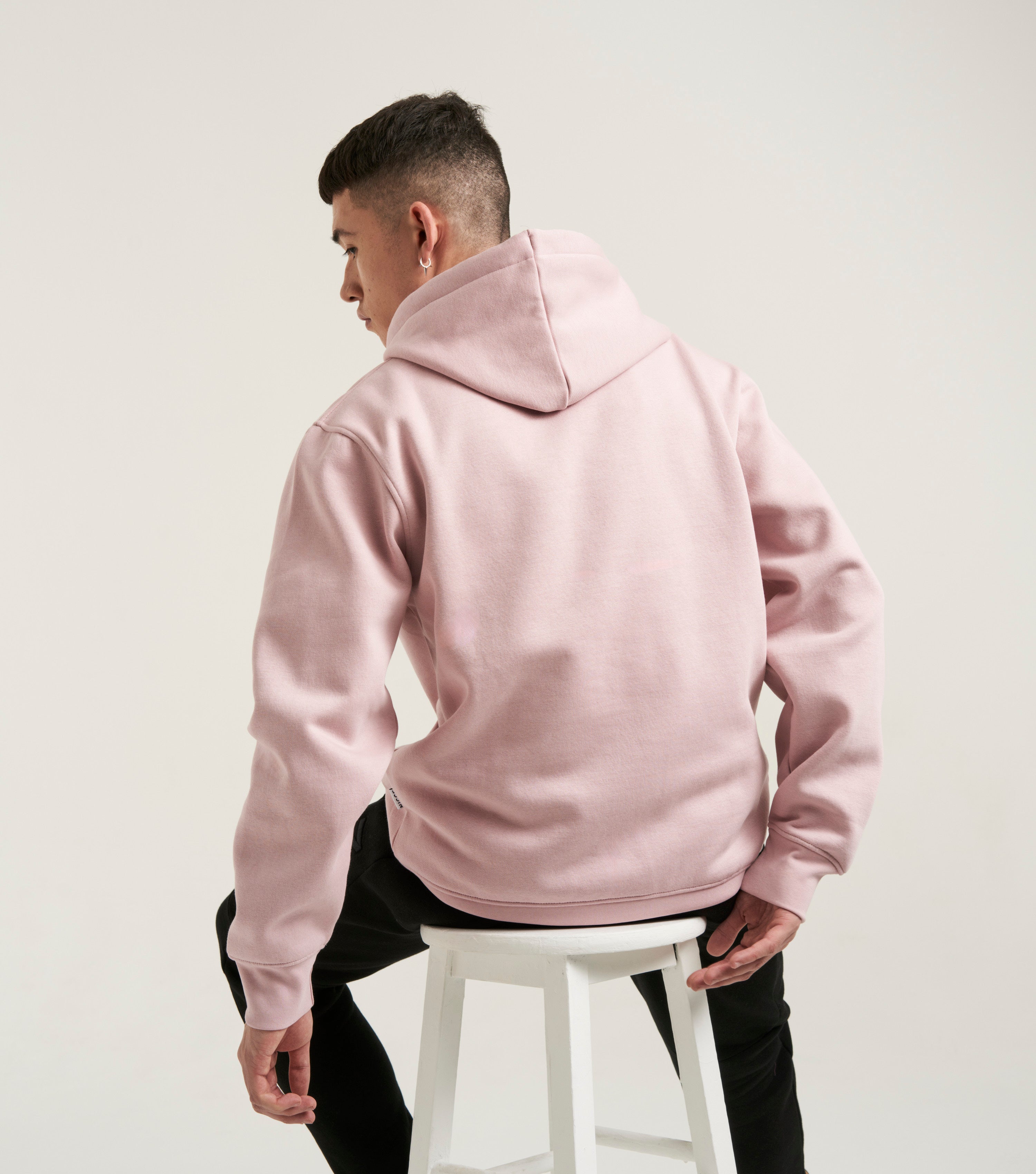 NICCE Mens Mercury Hoodie | Chalk Pink