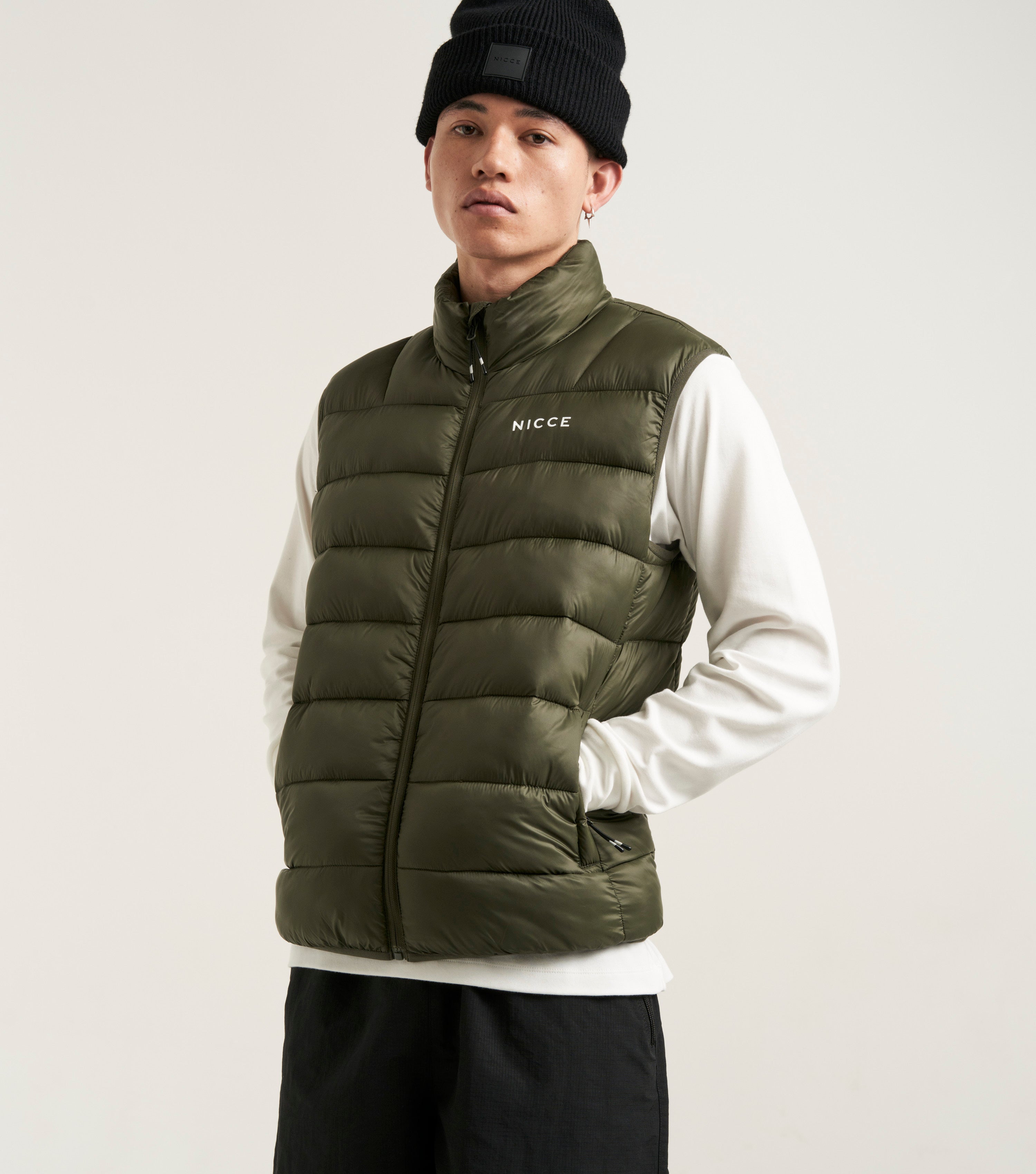 NICCE Mens Skyline Gilet | Juniper Green