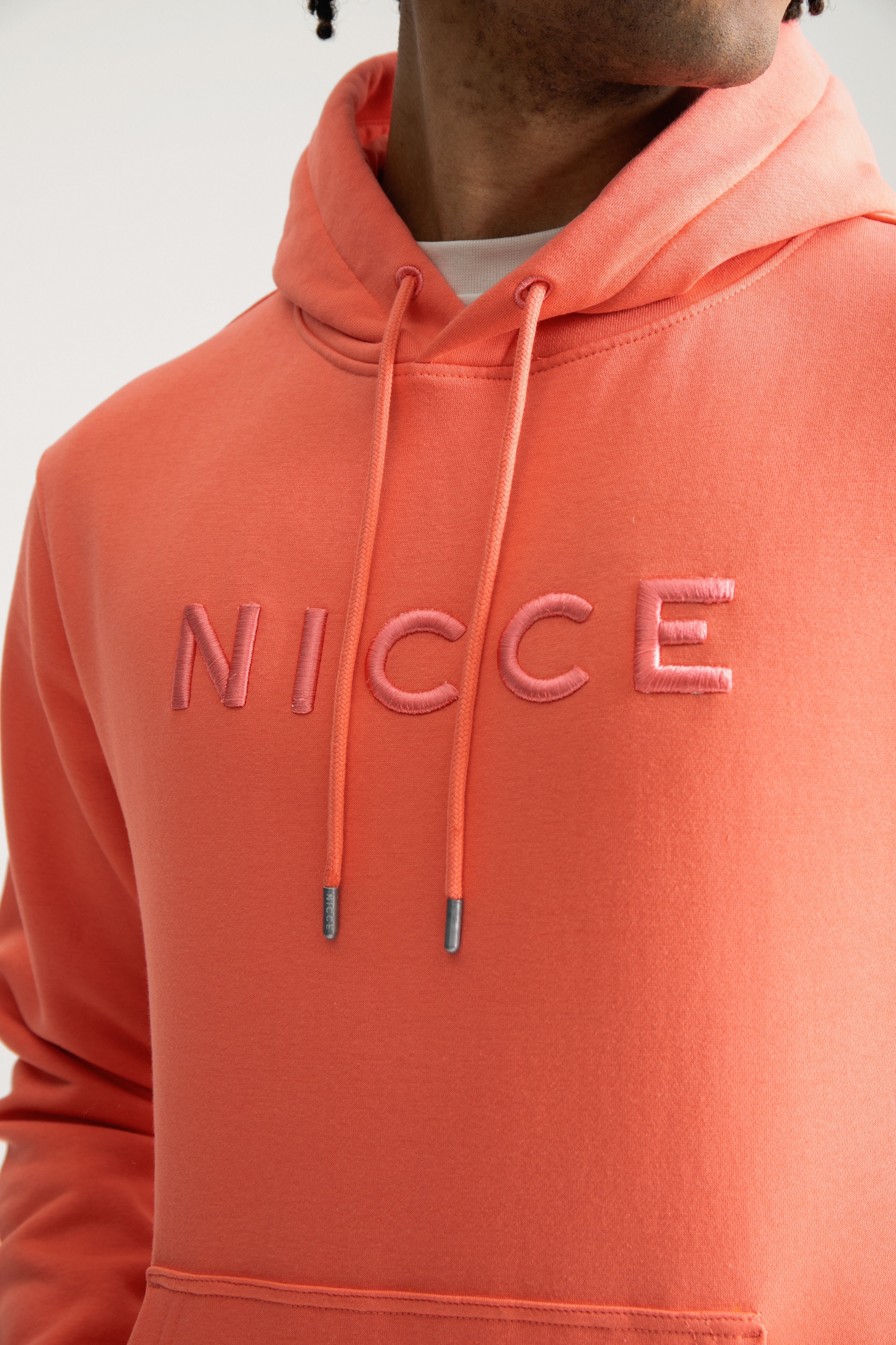 NICCE Mens Mercury Hoodie | Soft Red