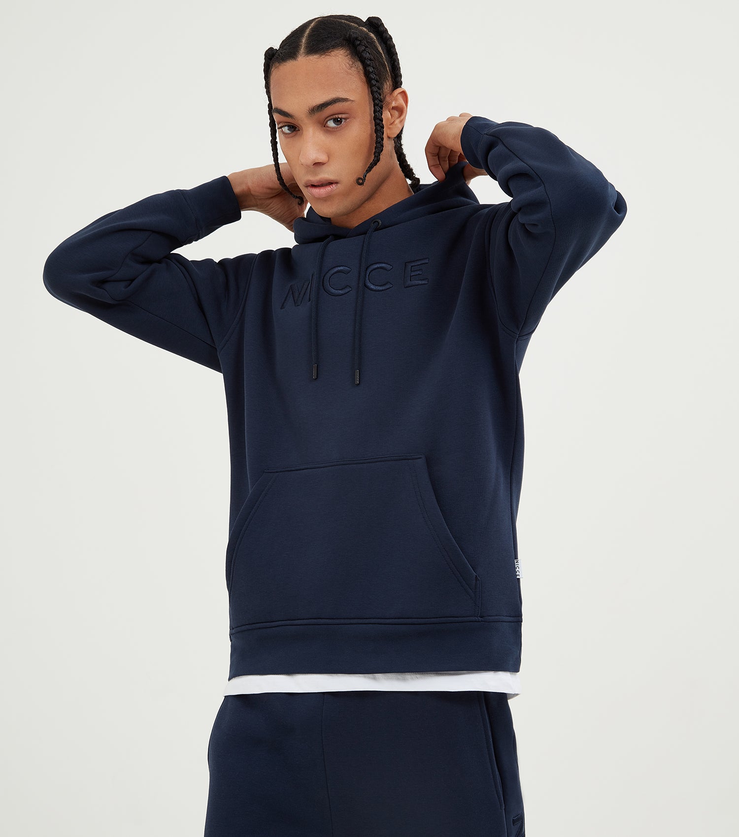 NICCE Mens Mercury Hoodie | Deep Navy