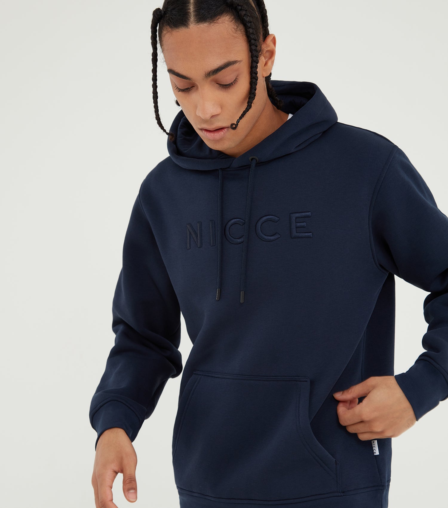 NICCE Mens Mercury Hoodie | Deep Navy