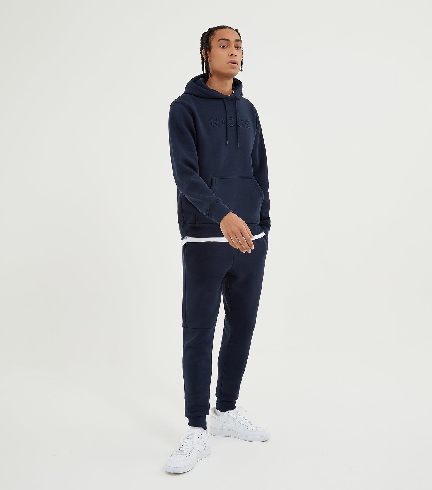 NICCE Mens Mercury Hoodie | Deep Navy