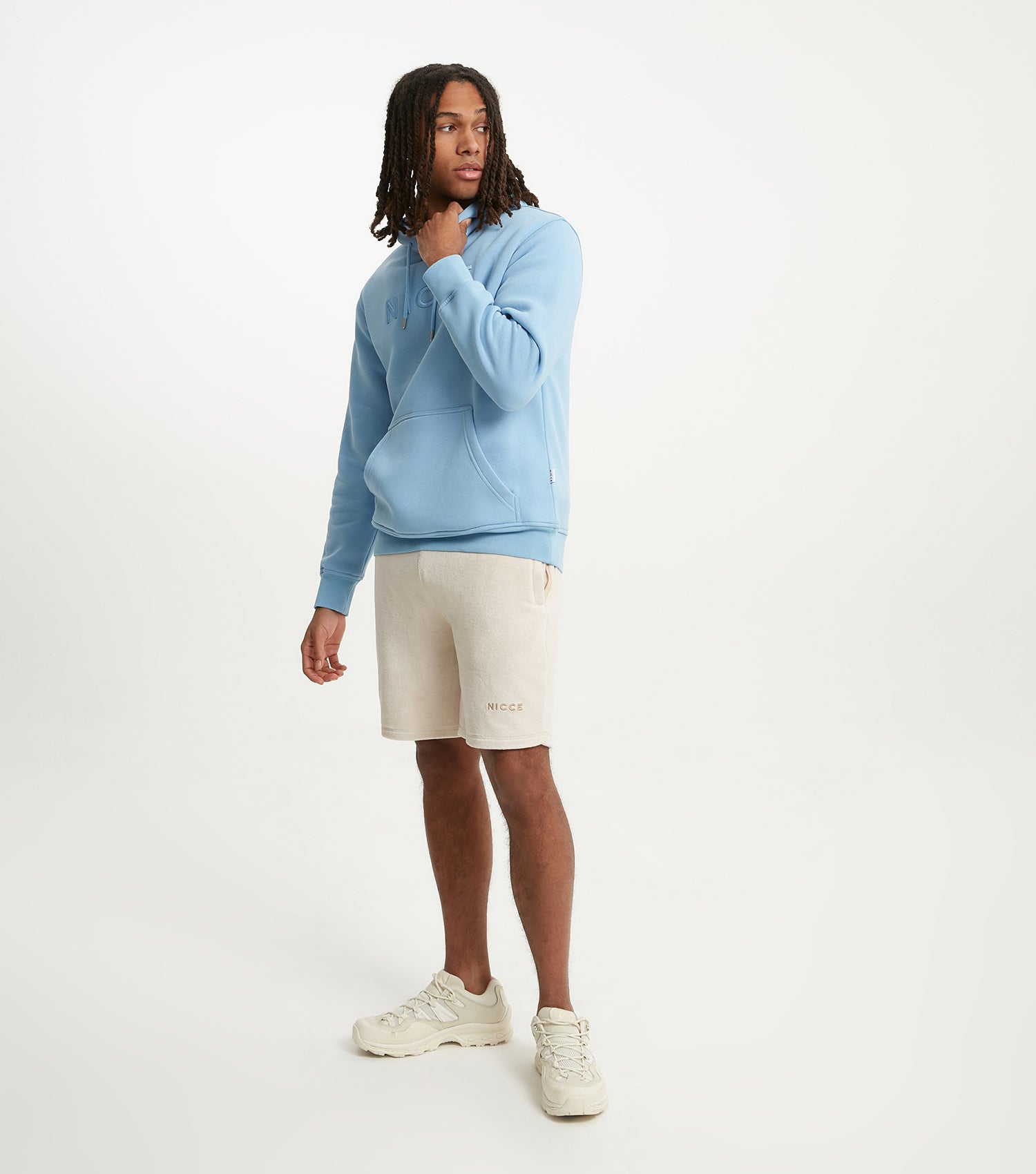 NICCE Mens Mercury Hoodie | Allure Blue