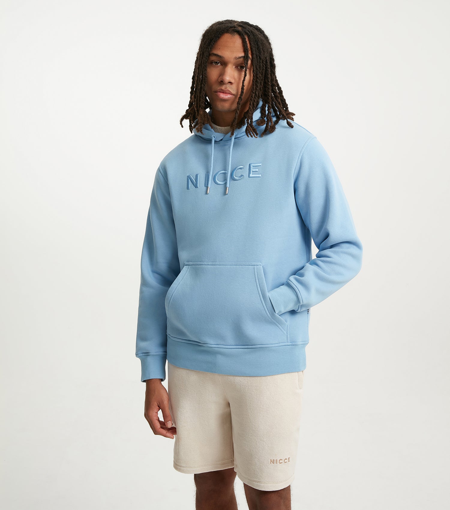 NICCE Mens Mercury Hoodie | Allure Blue