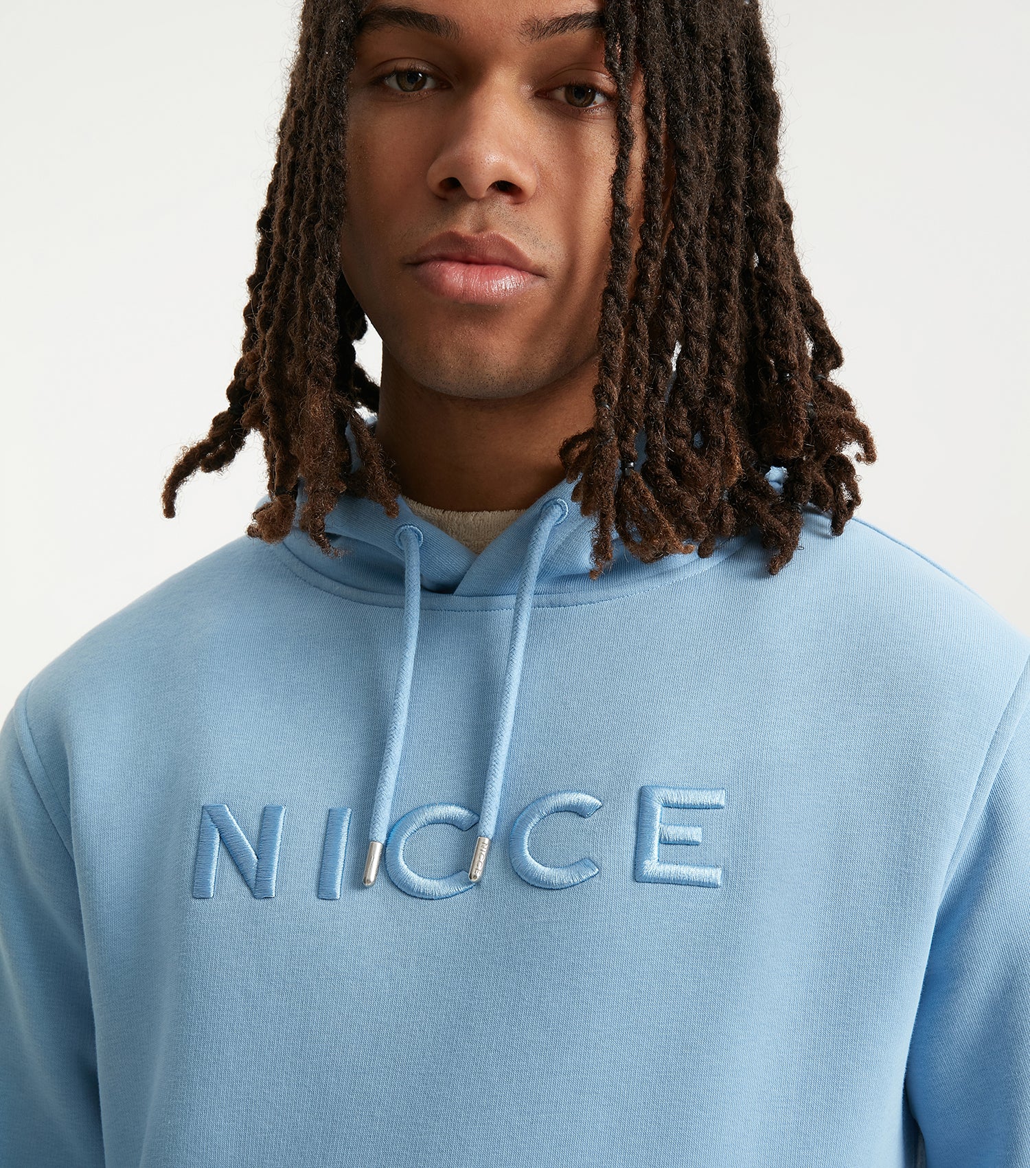 NICCE Mens Mercury Hoodie | Allure Blue