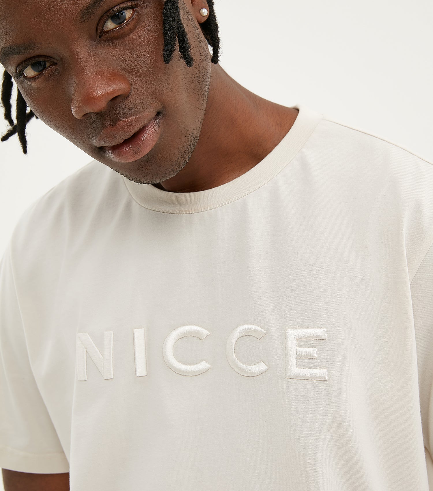 NICCE Mens Mercury T-Shirt | Sandshell