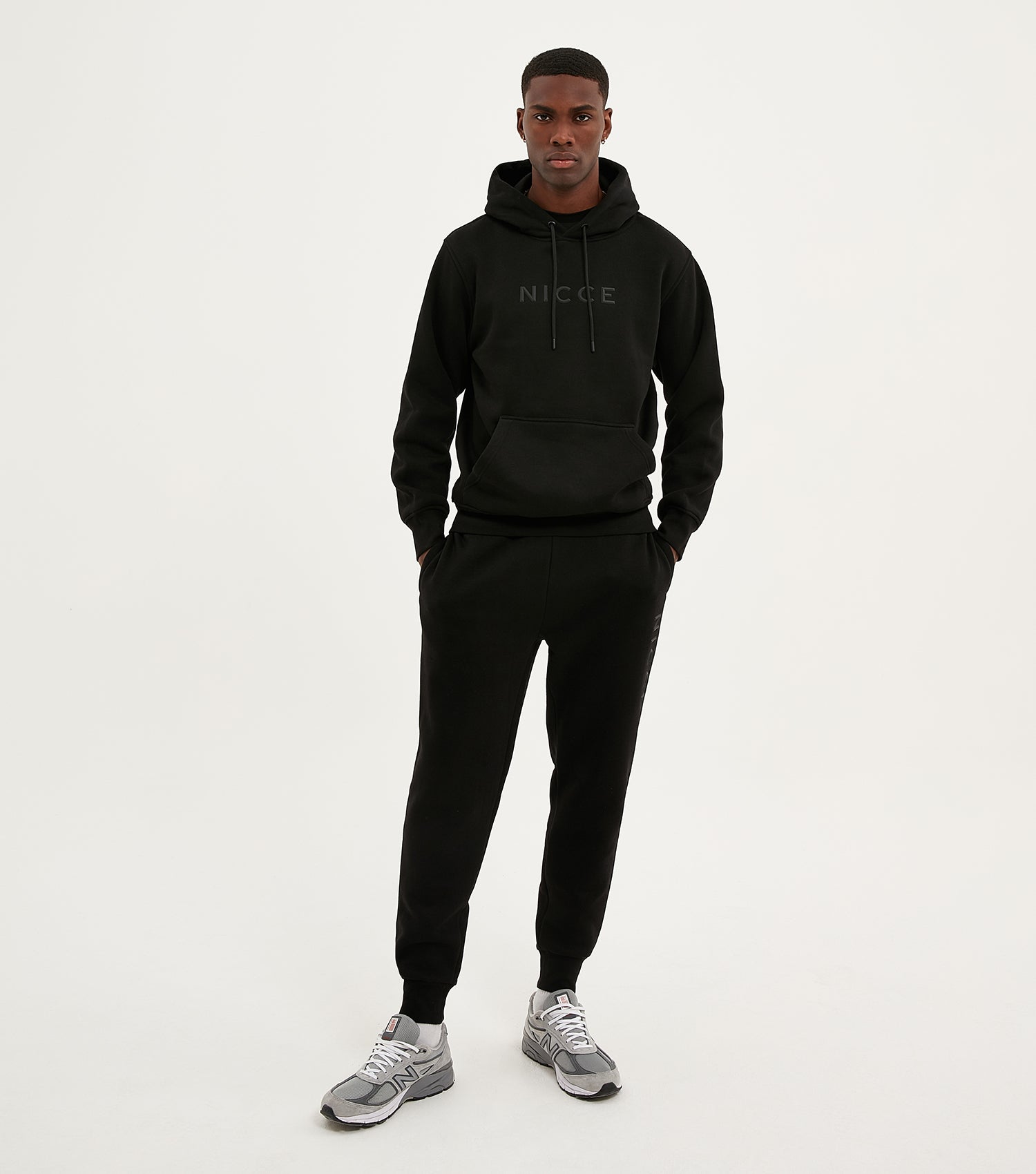 NICCE Mens Compact Hoodie | Black