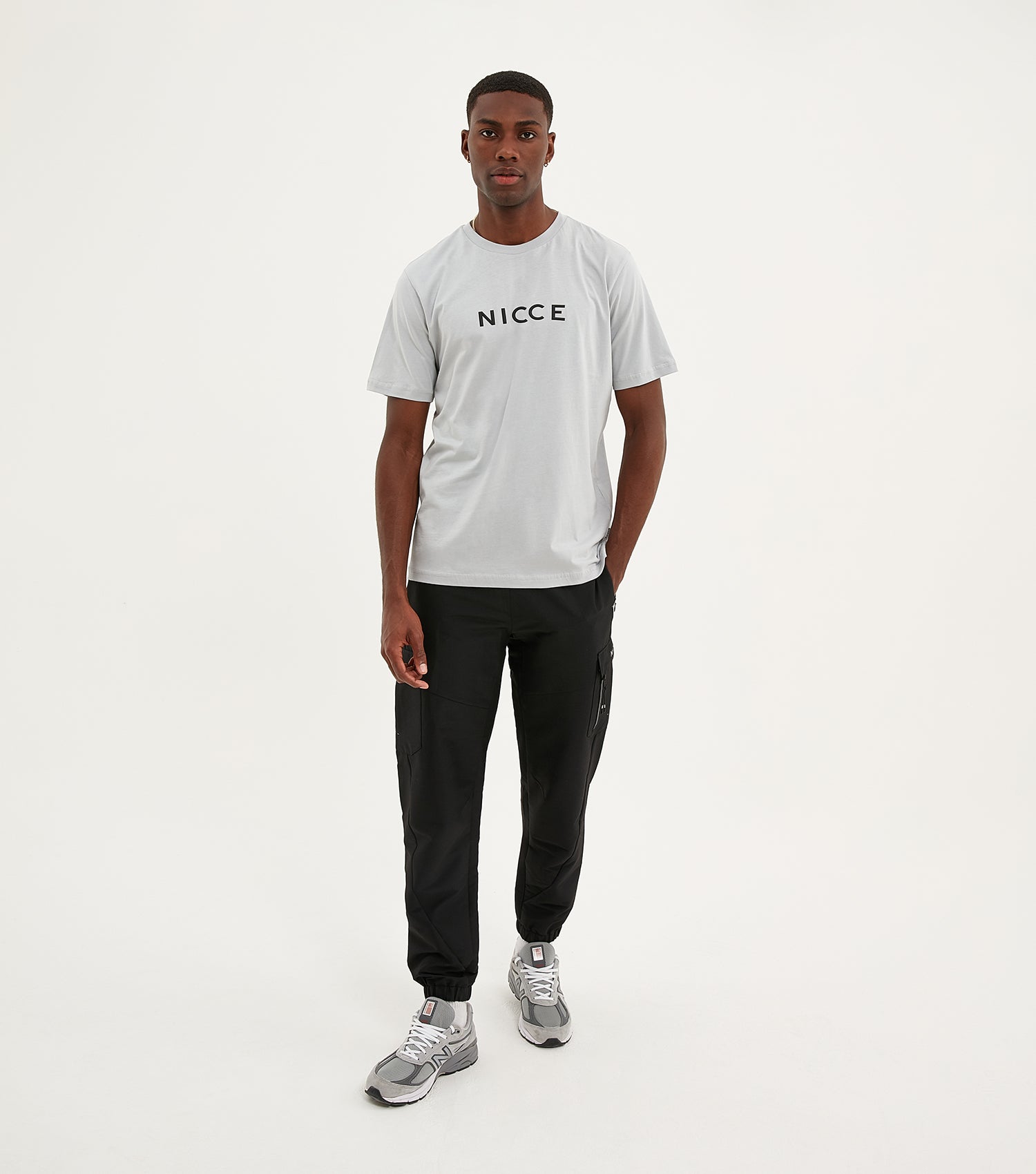 NICCE Mens Compact T-Shirt | Highrise Grey