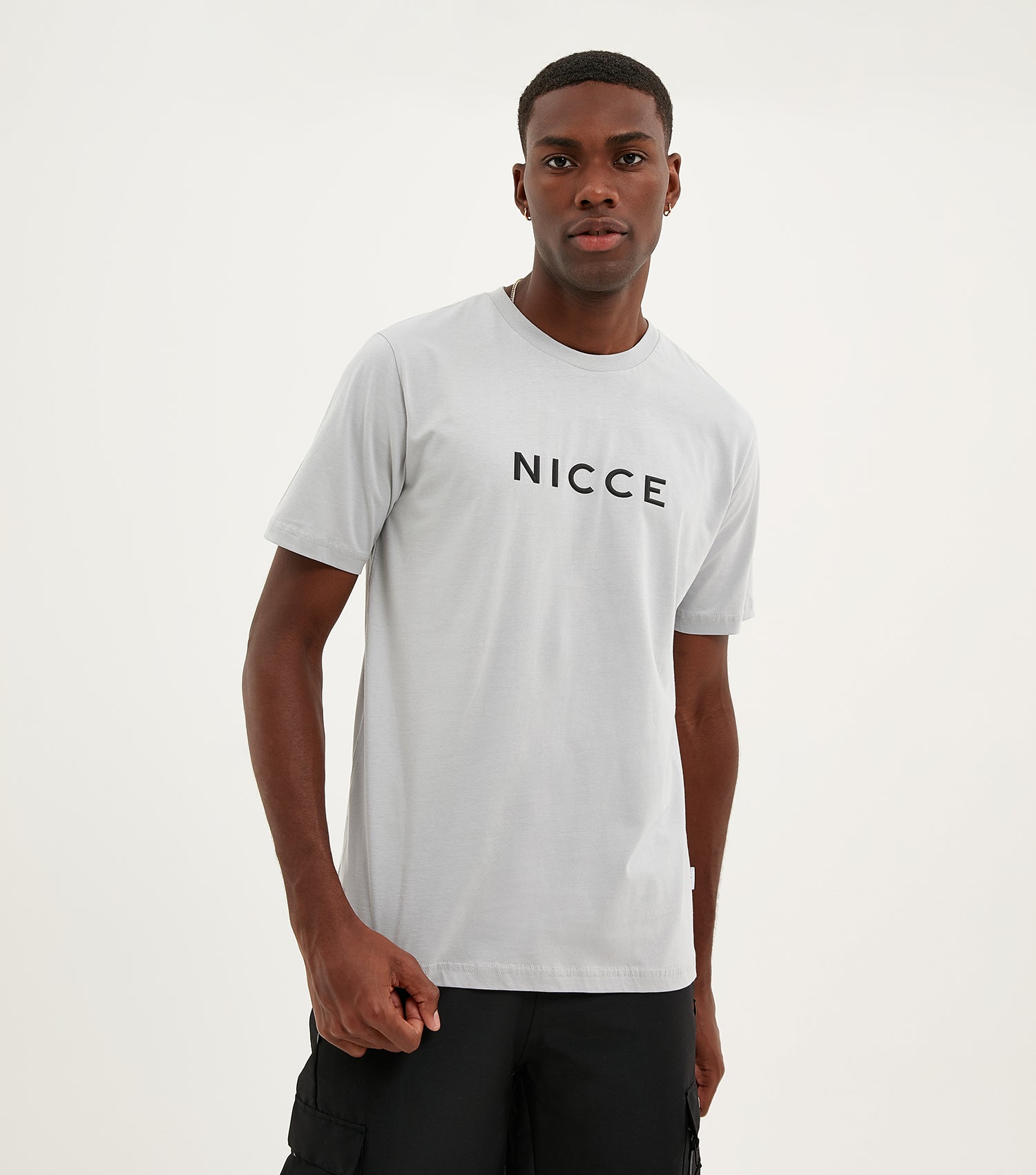 NICCE Mens Compact T-Shirt | Highrise Grey