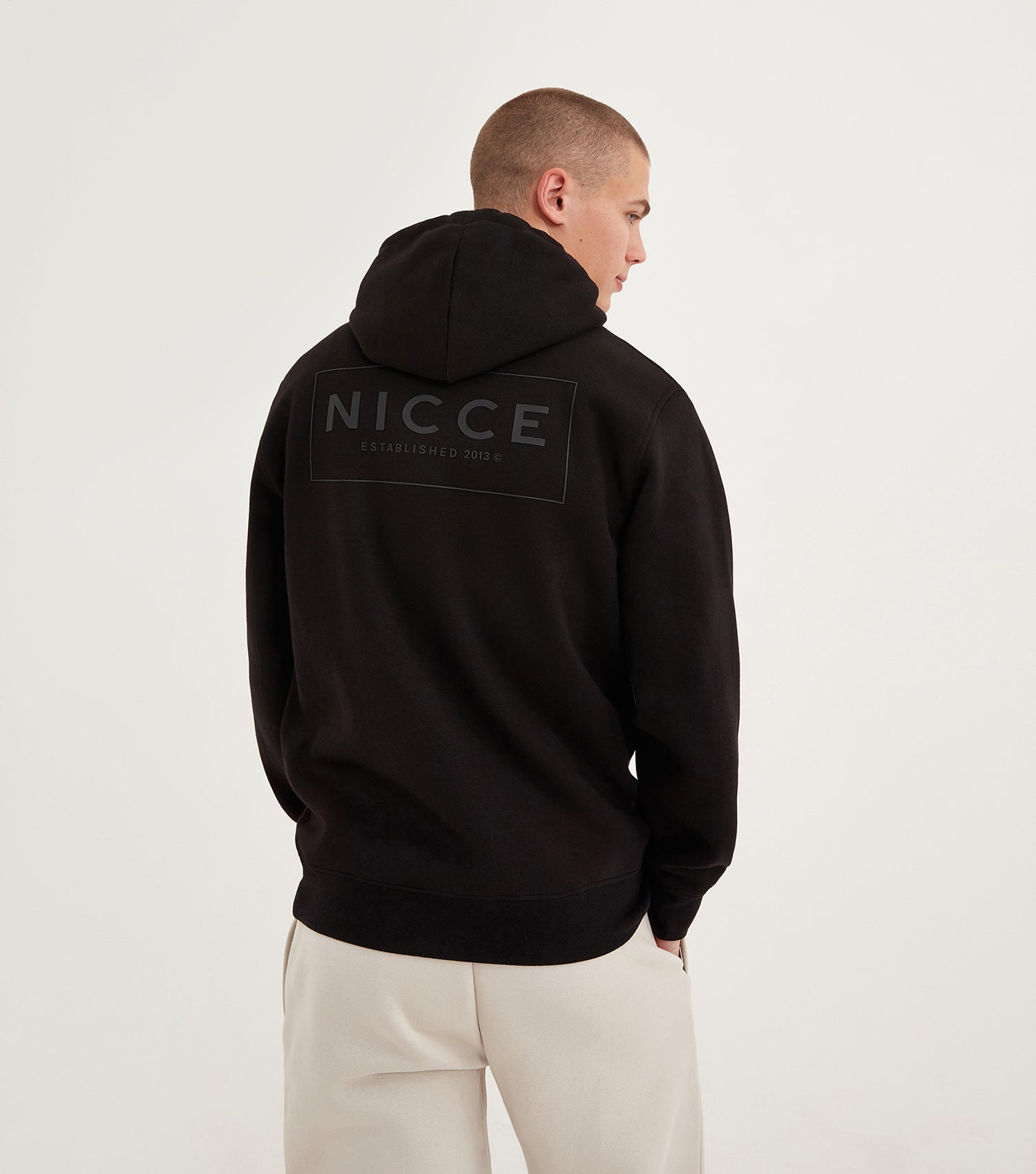 NICCE Mens Est.13 Hoodie | Black