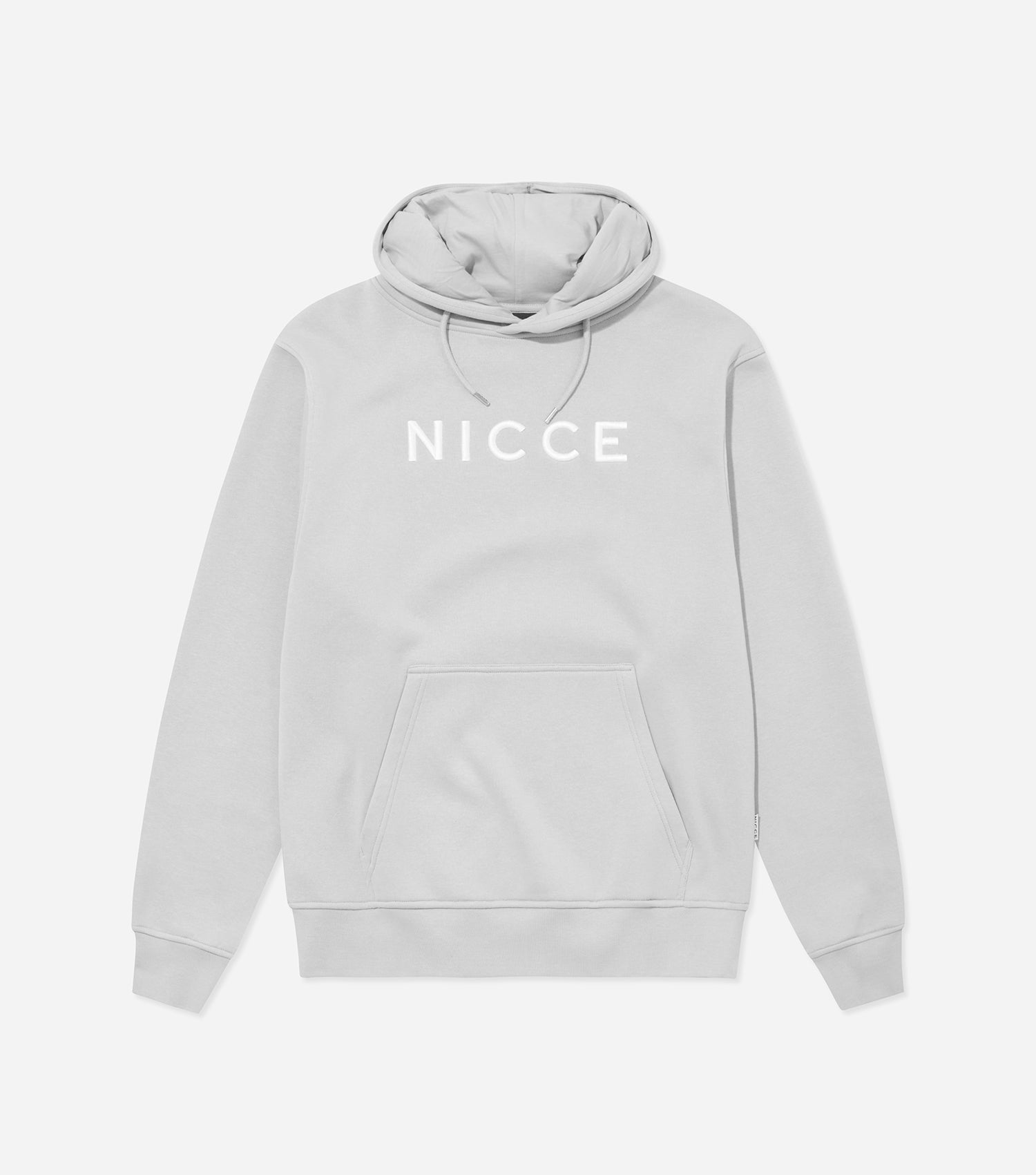 nicce grey and white hoodie