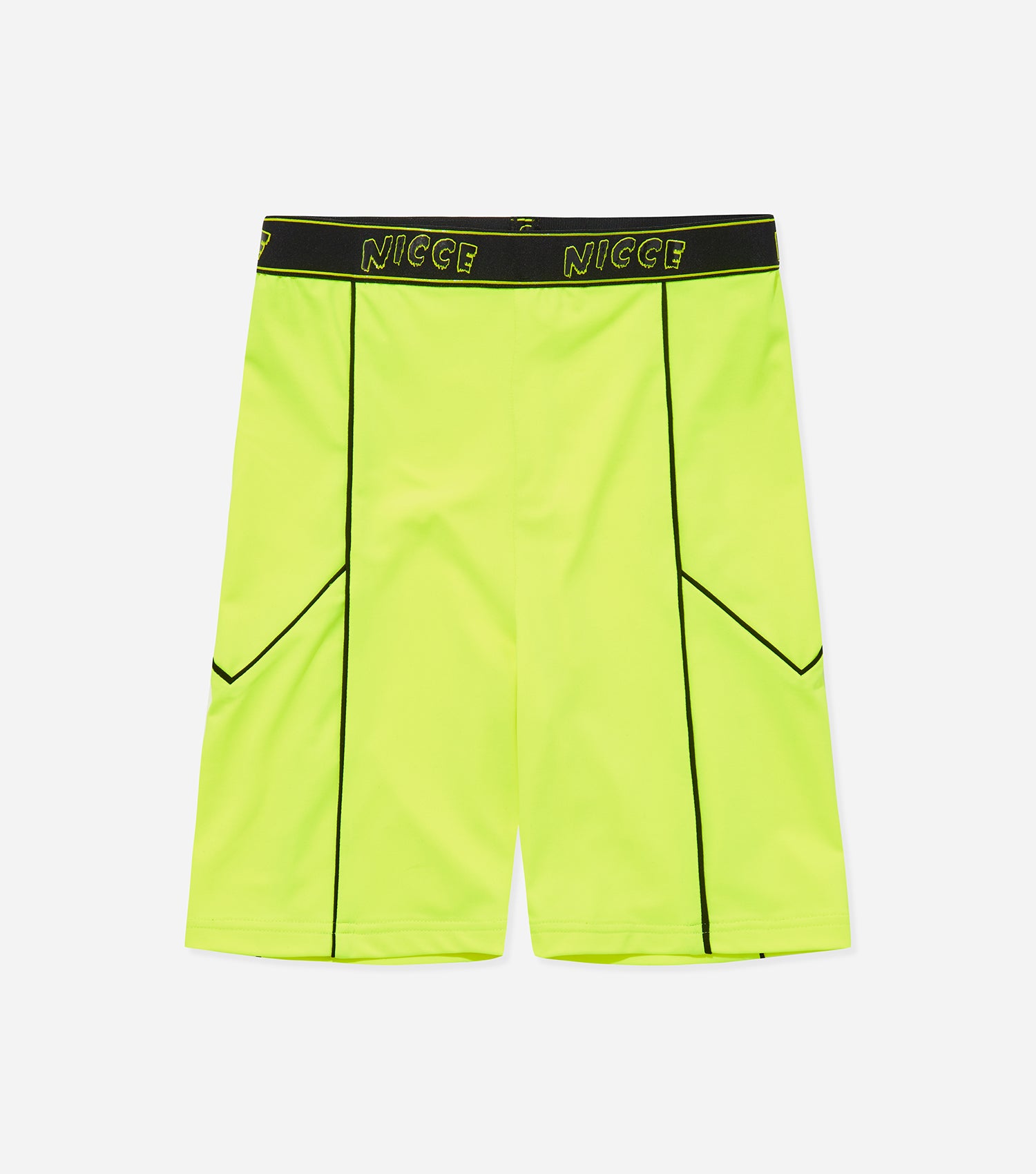 yellow cycling shorts