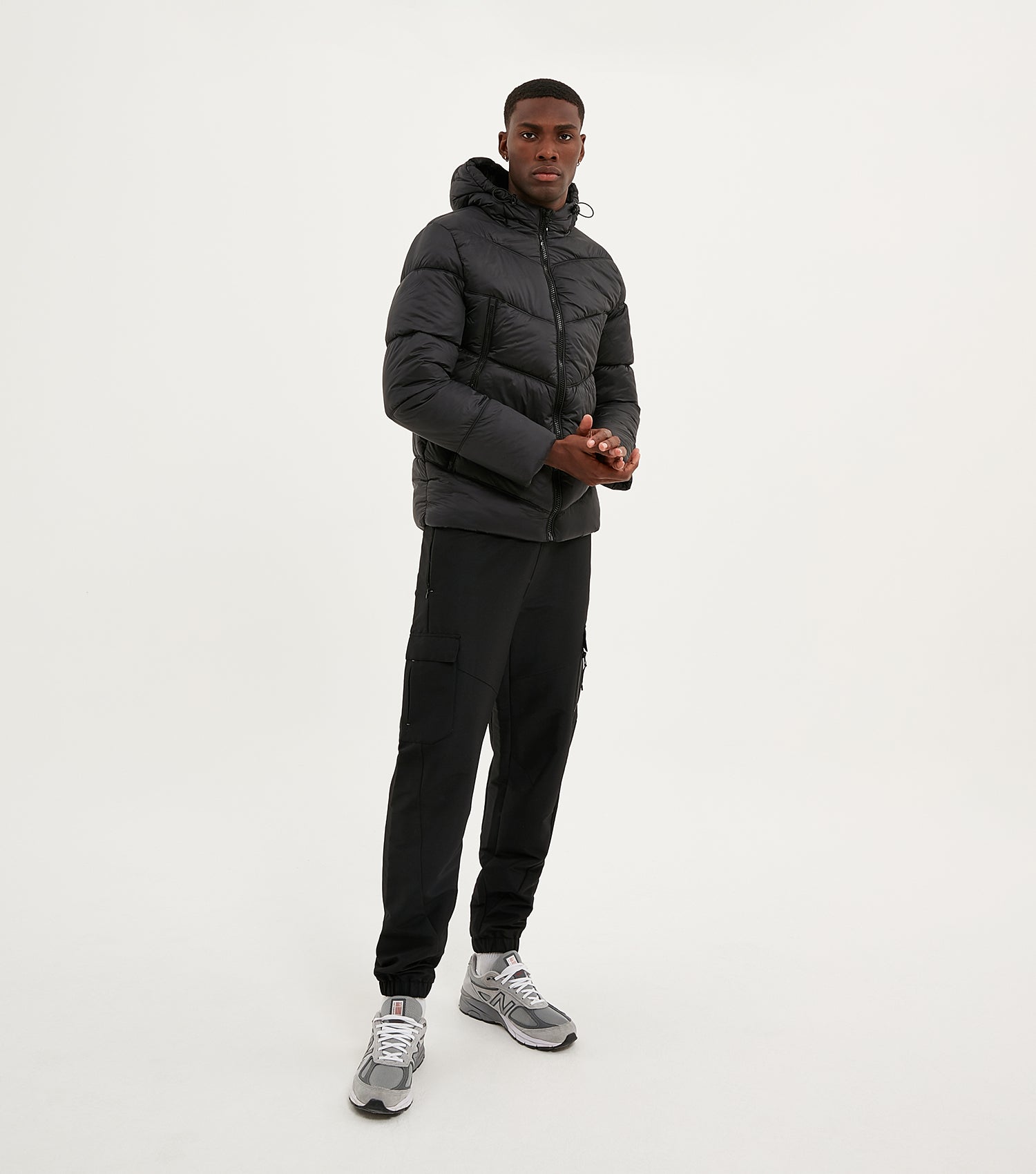 NICCE Mens Canyon Puffer Jacket |  Black