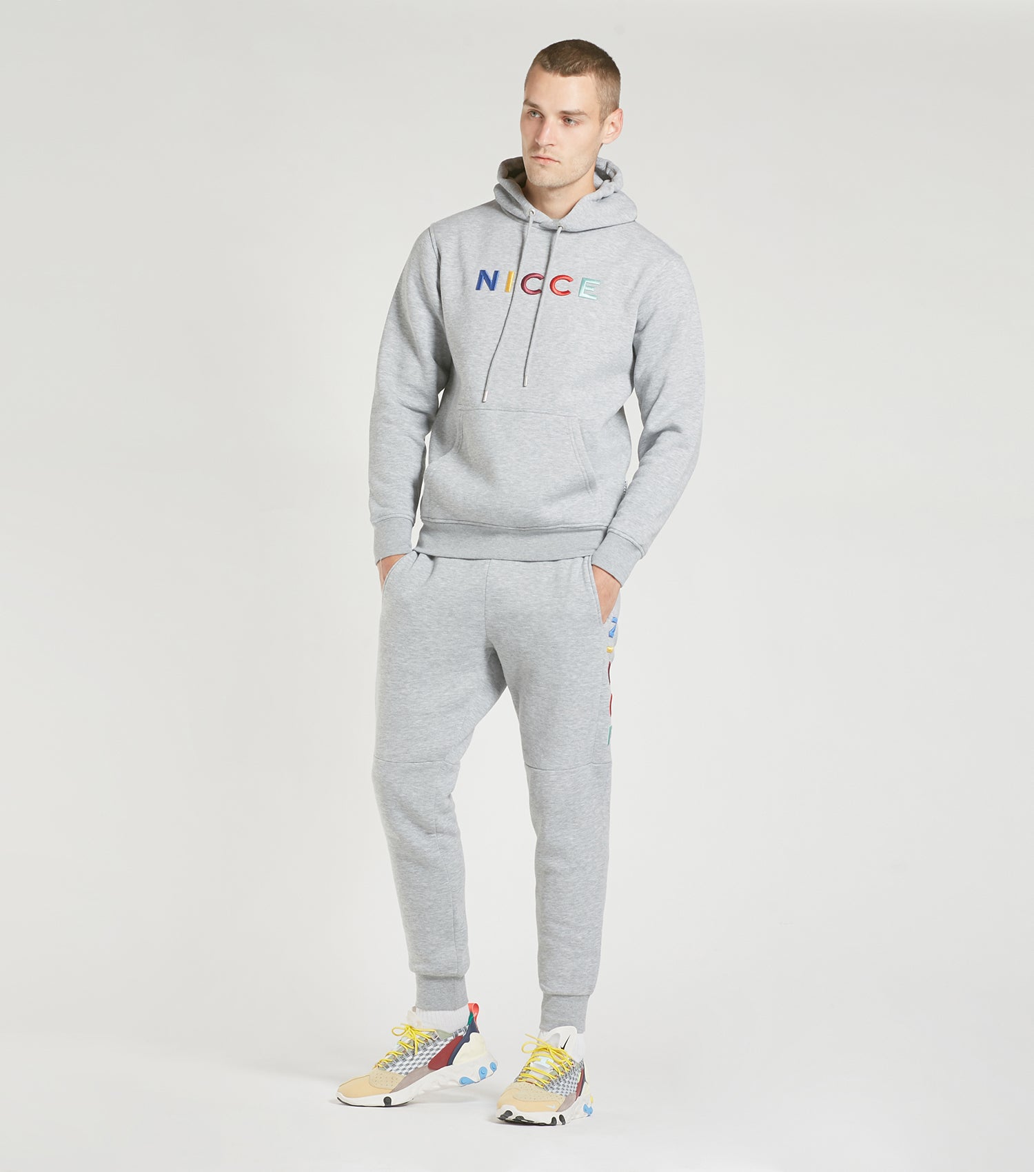 grey marl tracksuit mens