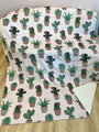 Couverture Géante : Cactus à fleurs roses