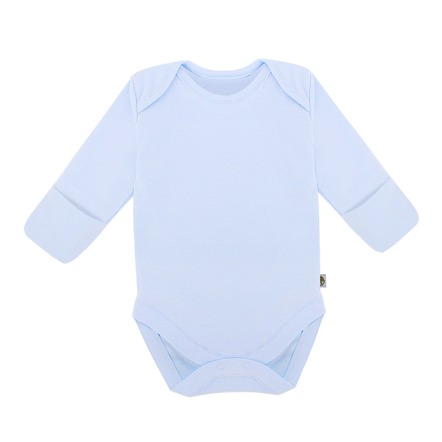 baby bodysuit with mittens