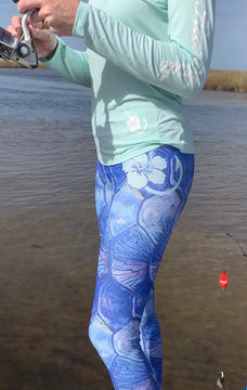 Reel Tarpon Scales Performance Fishing Leggings