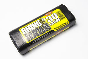 Rhino Garbage Bags Available Sizes : HHS 70026 Rhino Garbage Bags Small  (12rollsx50) 20″X22″X0.5ml HHS 70027 Rhino Garbage Bags Medium…