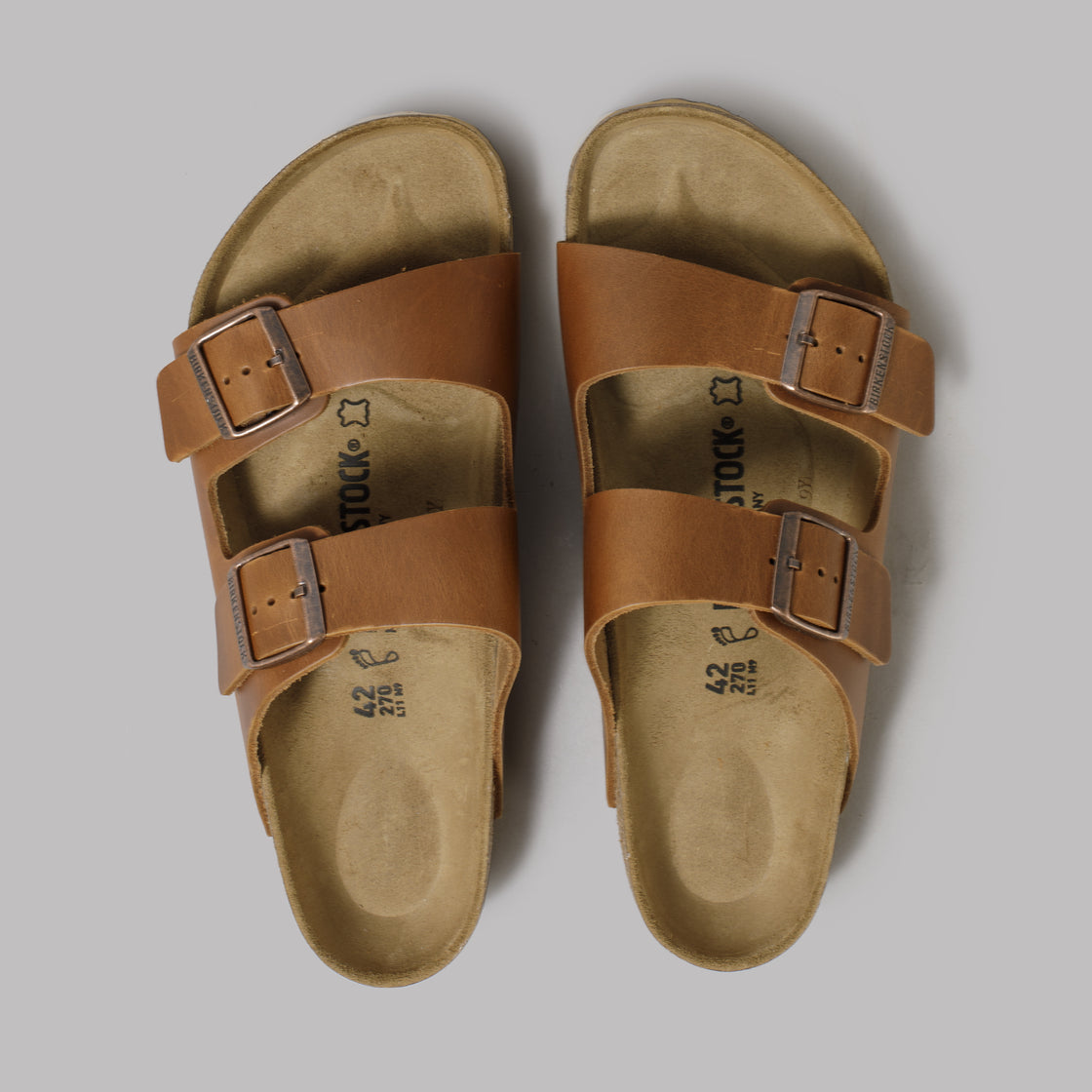 birkenstock arizona antique brown