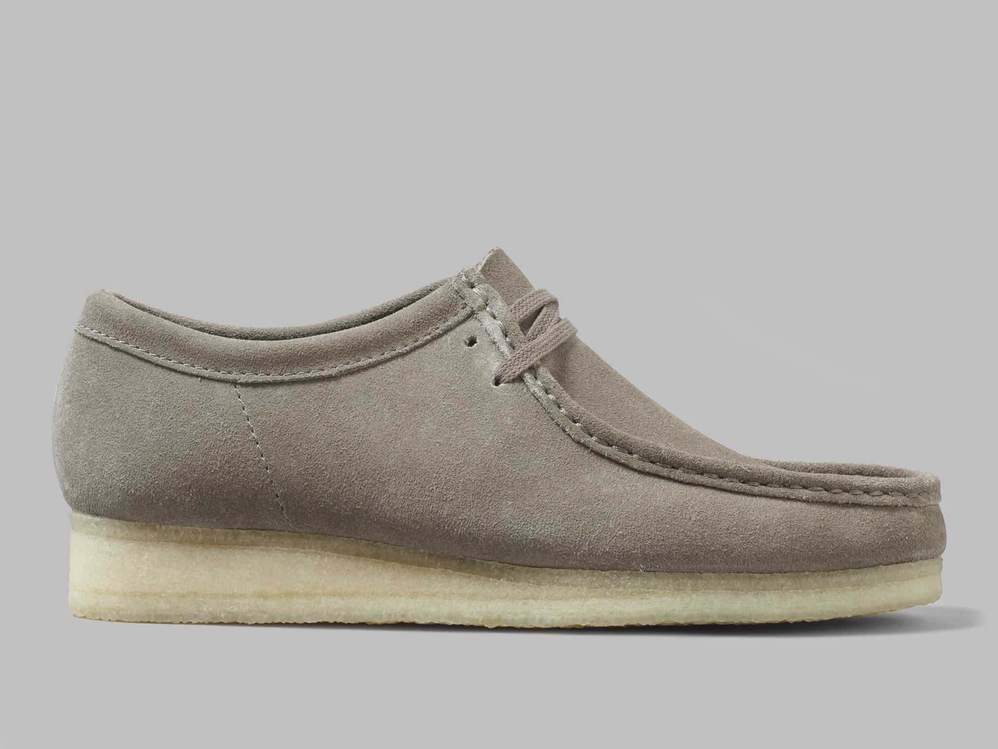 wallabee grey suede