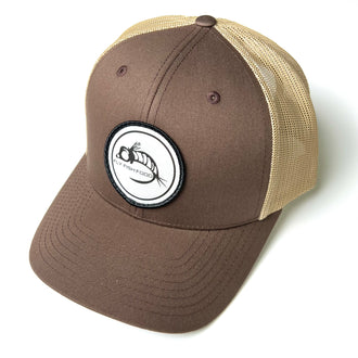 Fly Fish Food Black Logo Hat - Camo