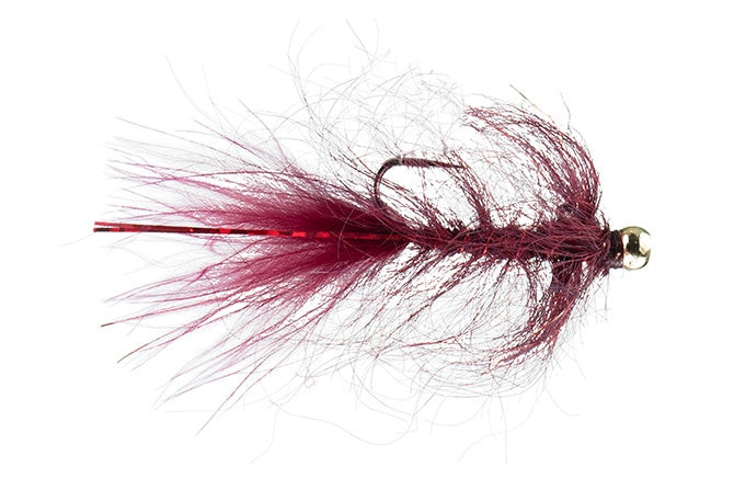 Chan's Balanced Ruby-Eyed Leech - Black/Red – Fly Fish Food