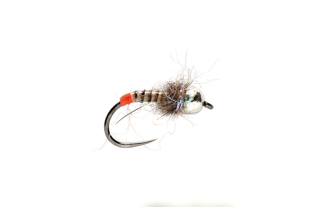 Red/Silver Zebra Midge (TBH) – Fly Fish Food