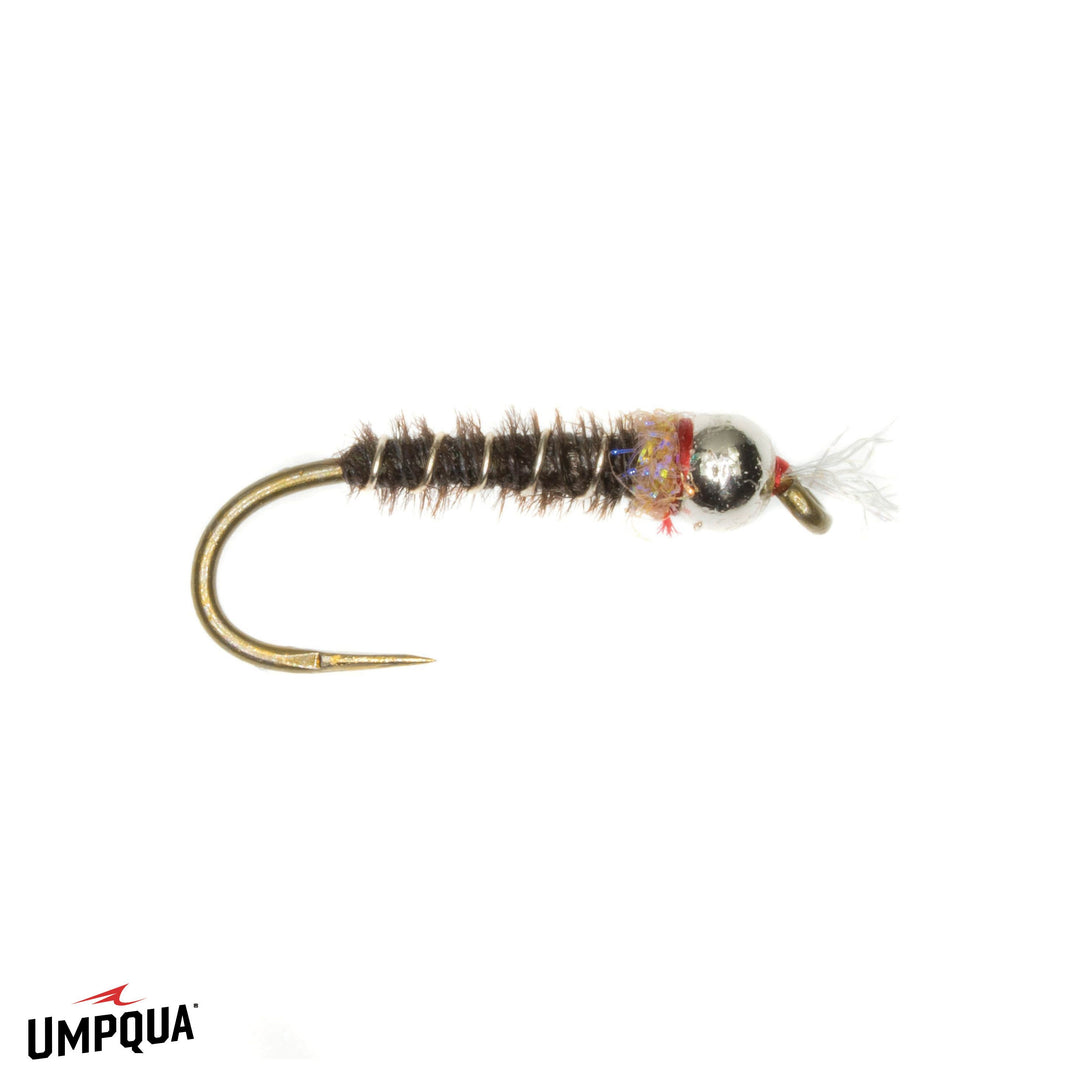 Oil Slick Buzzer Opal/Red (B/H) – Fly Fish Food