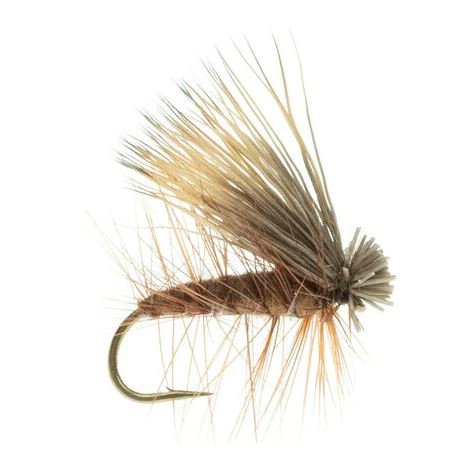 FLY FISHING FLIES - Traditional Brown ELK HAIR CADDIS size #14** (12 pcs.)