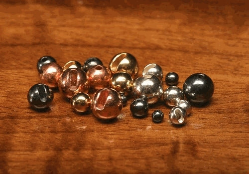 Hareline Slotted Tungsten Beads - 7/64 (2.8mm) Rainbow