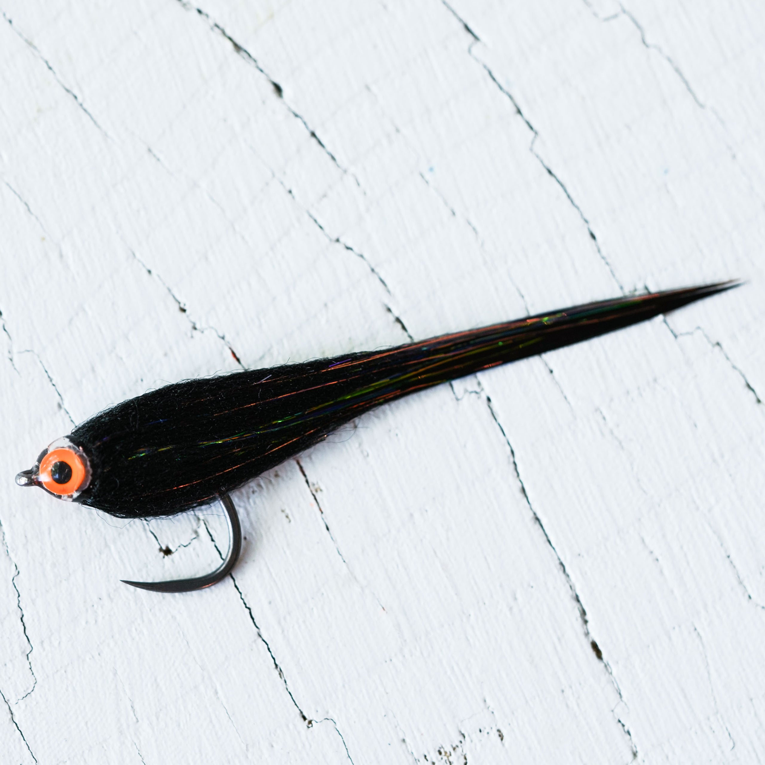 Blacked-Out Baby Fat Minnow – Fly Fish Food