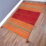Large hand woven middle eastern rug