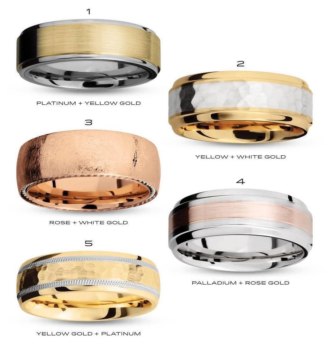 Men's Wedding Band with Diamonds that are Unique because of their combinations