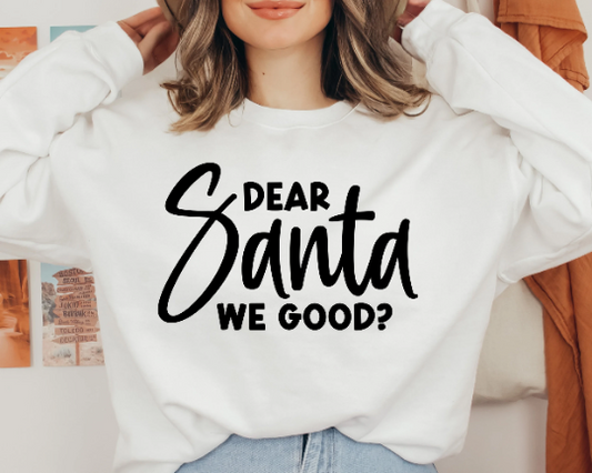 Dear Santa SVG  Good-ish, Naughty one svg Matching Shirts