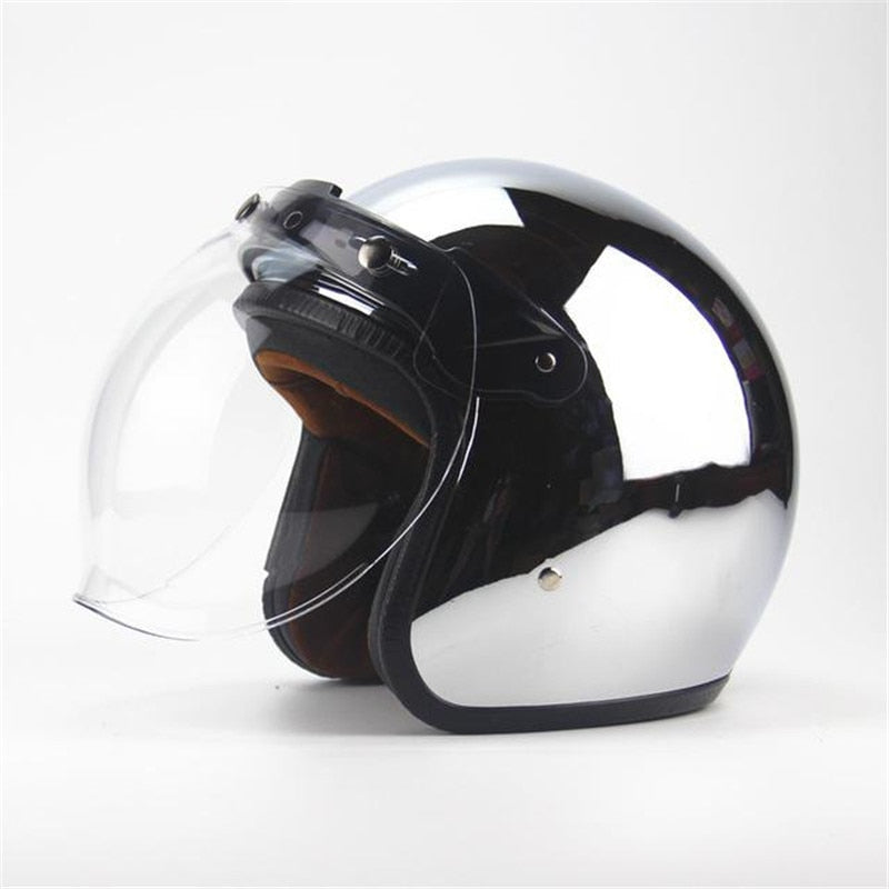 chrome motorcycle helmets for sale