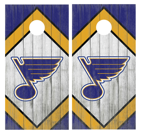 Saint Louis Cardinals and Saint Louis Blues Cornhole Wraps 