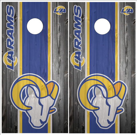 Los Angeles Rams Cornhole Board Wraps – Prime Board Wraps