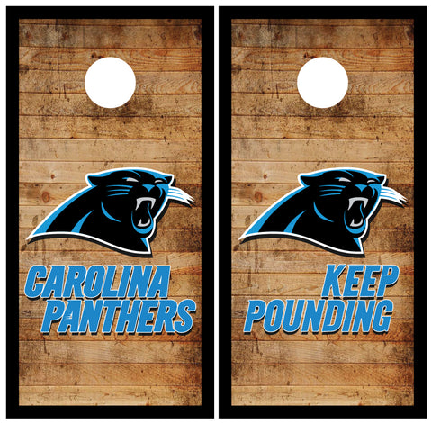 Carolina Panthers Cornhole Decal