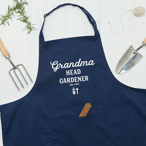 Personalised Head Gardener Apron - Sunday's Daughter