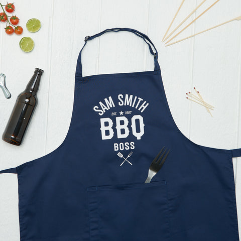Personalised Barbecue Boss Apron - Sunday's Daughter