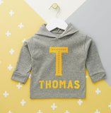 Personalised Kids Hoodie Initial Name 