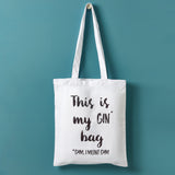 This is my Gin Bag, I Mean Gym Tote Bag Gifts for Her