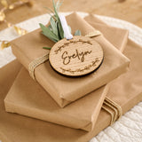 Personalised Christmas table place setting