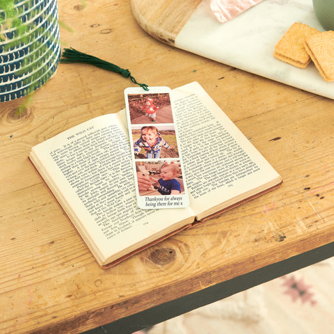 Personalised Metal Photo Bookmark - Sunday's Daughter