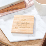 Personalised Wooden Drinks Coaster