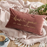 Personalised Couples Cushion Engagement Gifts