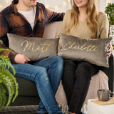 Personalised Velvet Couples Cushion Set - Sunday's Daughter