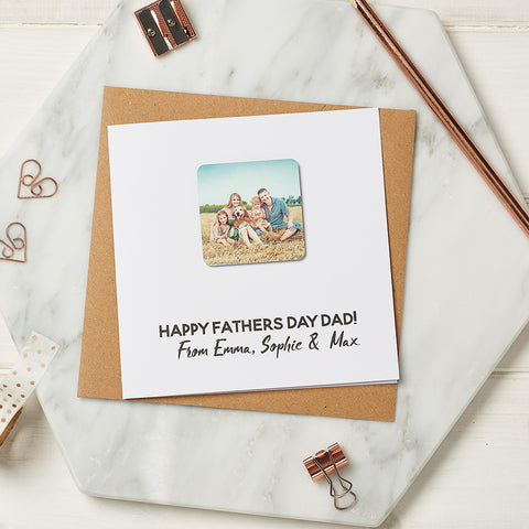 Personalised Father's Day Photo Keepsake Card - Sunday's Daughter