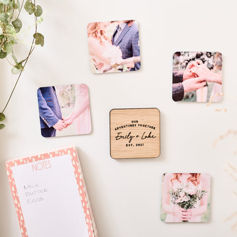 Personalised Wedding Photo Magnet Set - Sunday's Daughter