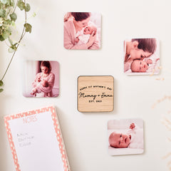 Personalised Mother's Day Photo Magnet Set - Sunday's Daughter